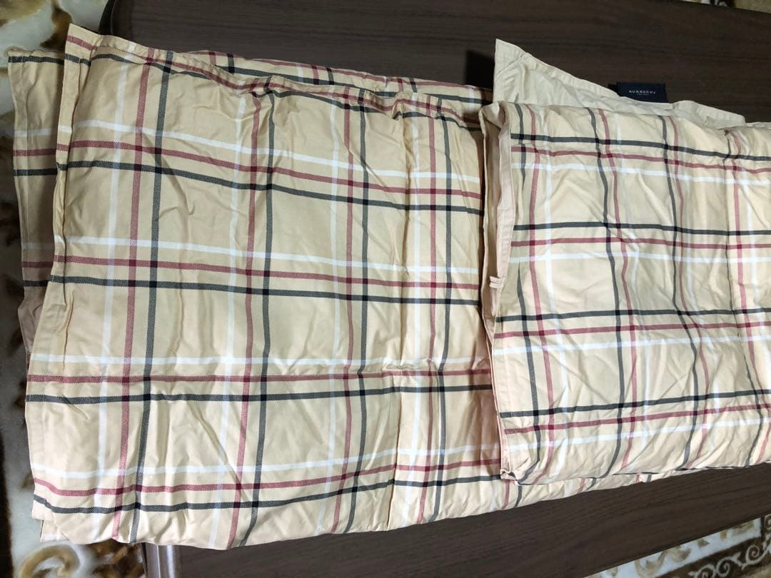 Burberry チェック柄 掛け布団 150cm x 210cm