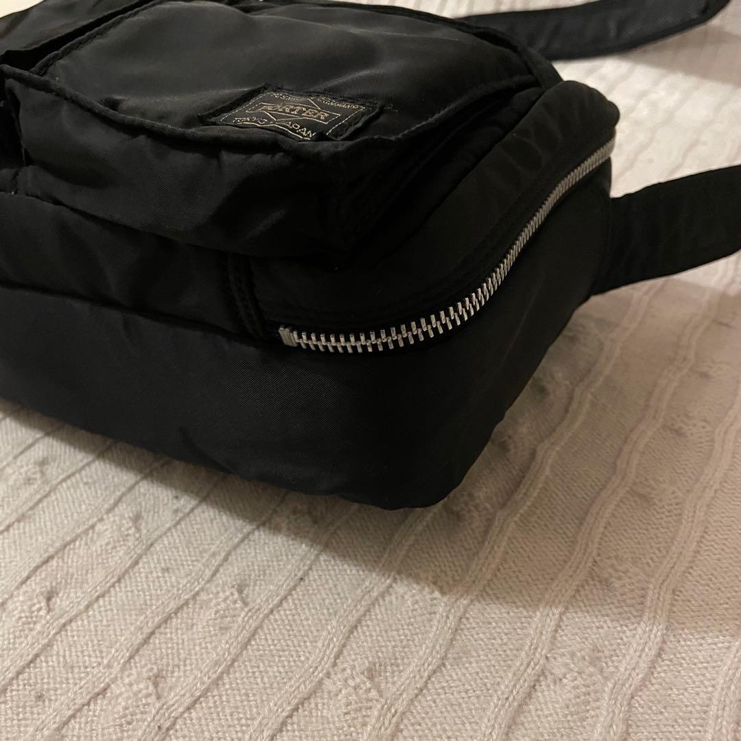 【美品✨】PORTER ポーター タンカー 2層 ショルダーバッグ ブラック