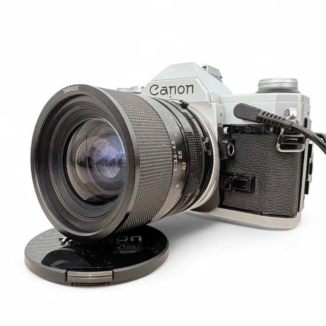 【美品】AE-1 PROGRAM FL 50mm F1.8+TAMRONレンズ