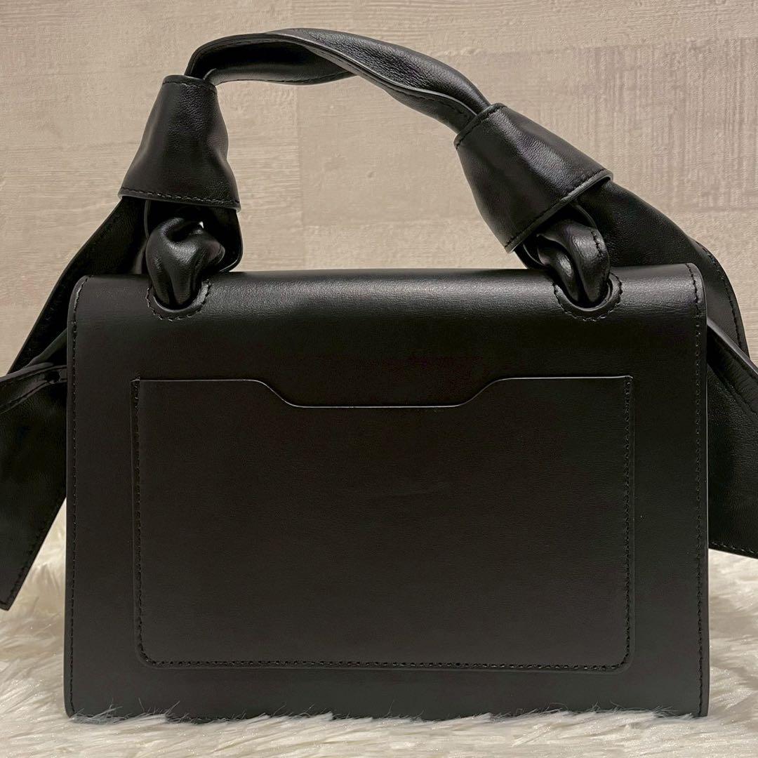 Off-White ジットニー 2way ハンドバッグ ショルダーバッグ 黒