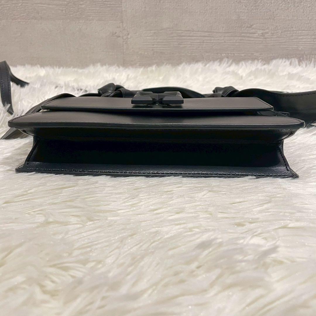 Off-White ジットニー 2way ハンドバッグ ショルダーバッグ 黒