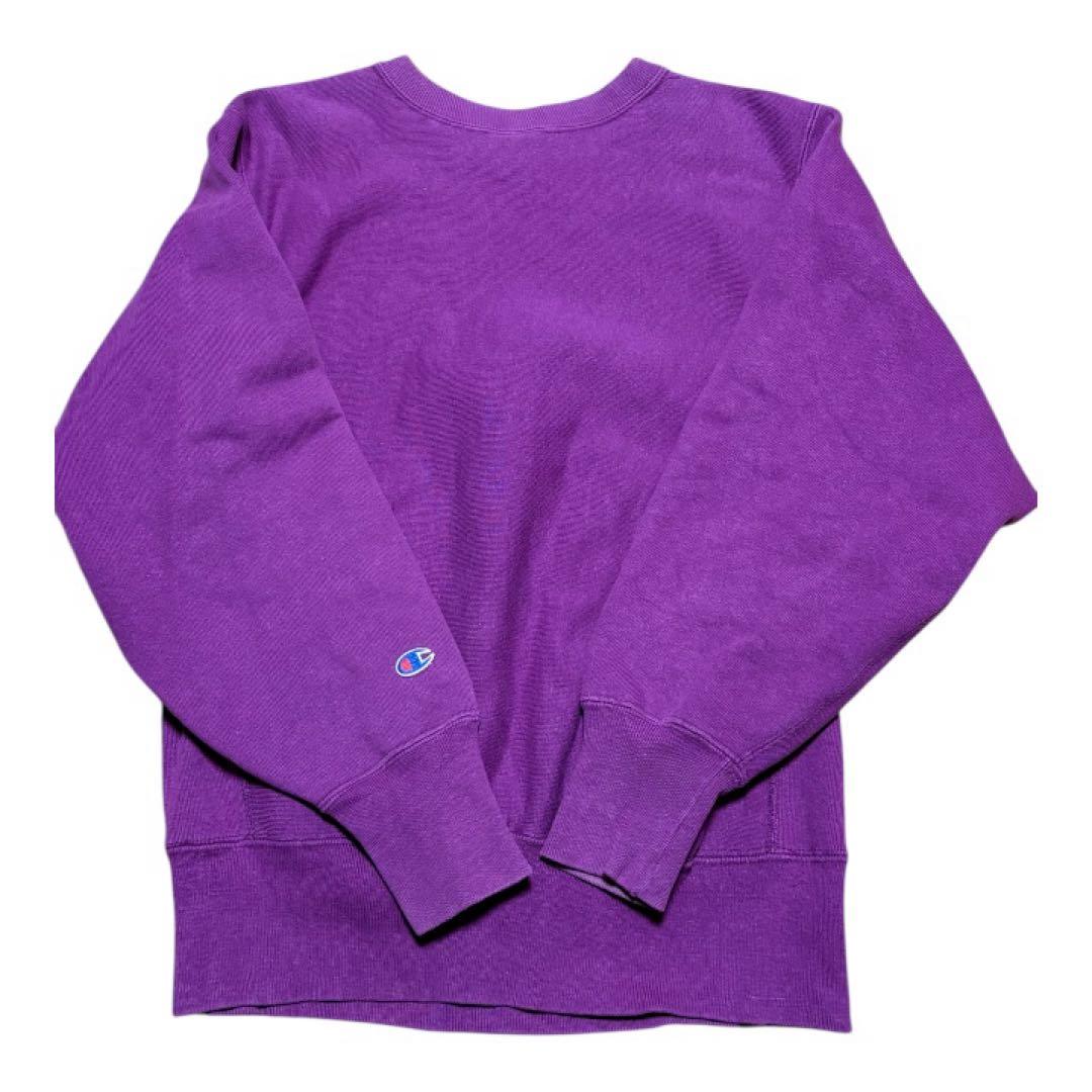 チャンピオン リバースウィーブ 90s 青目 パープル　USA製　ヴィンテージ