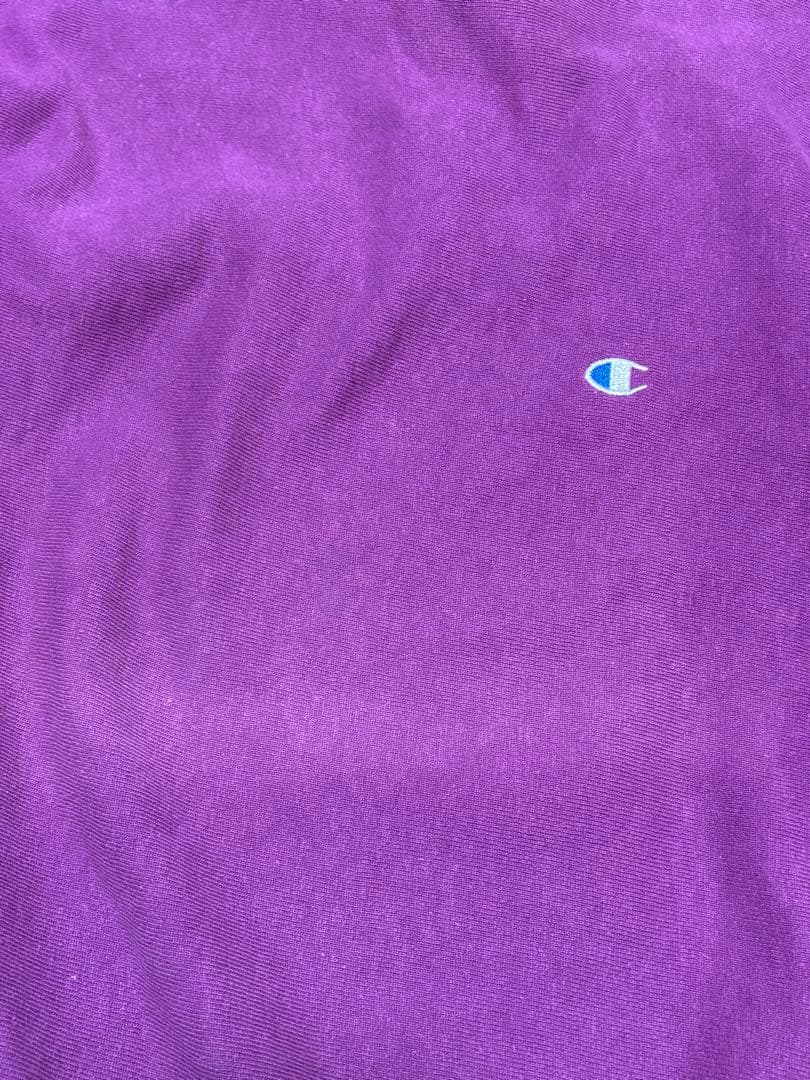 チャンピオン リバースウィーブ 90s 青目 パープル　USA製　ヴィンテージ