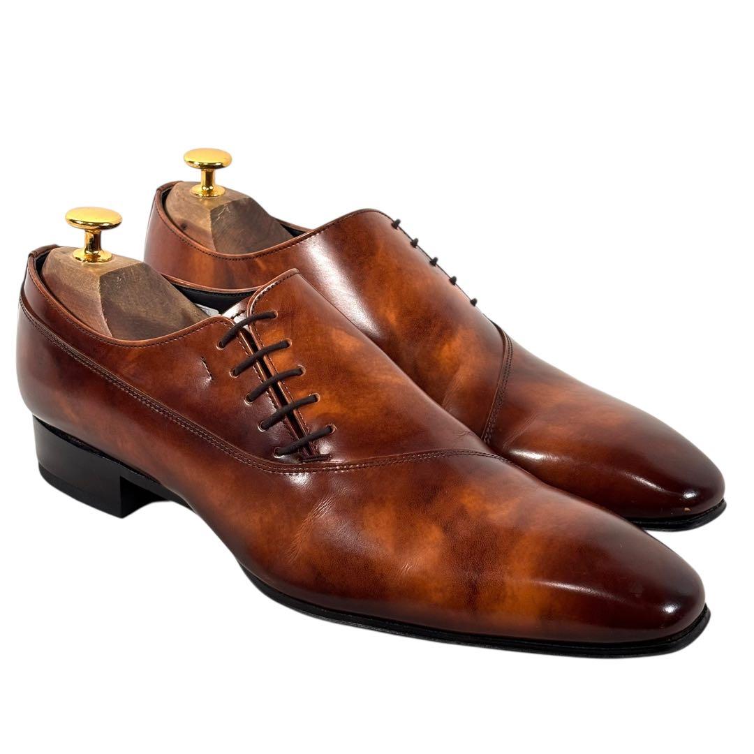 リーガル 25 レザー サイドレースアップ ビジネス スクエアトゥ ブラウン