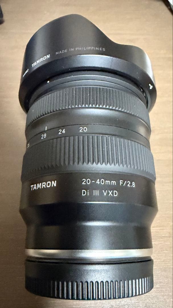 SONY α7cii タムロン20-40 F2.8レンズセット