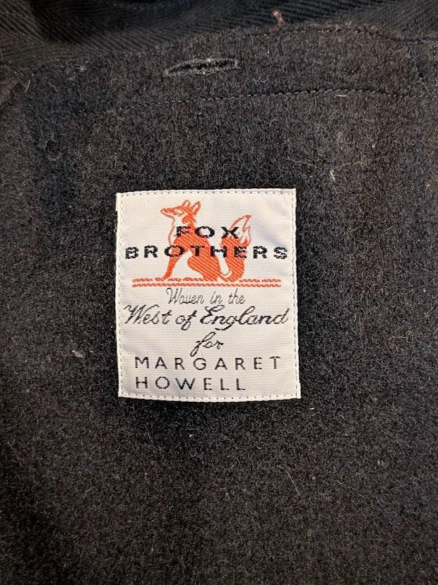MARGARET HOWELL　フォックスブラザーズ　ダッフルコート　美品