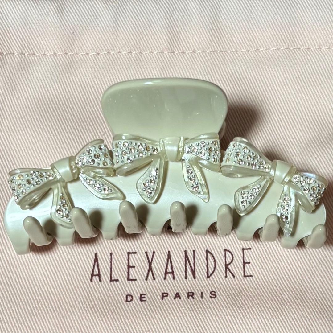 アレクサンドルドゥパリ クリップ　Mサイズ　リボンモチーフ