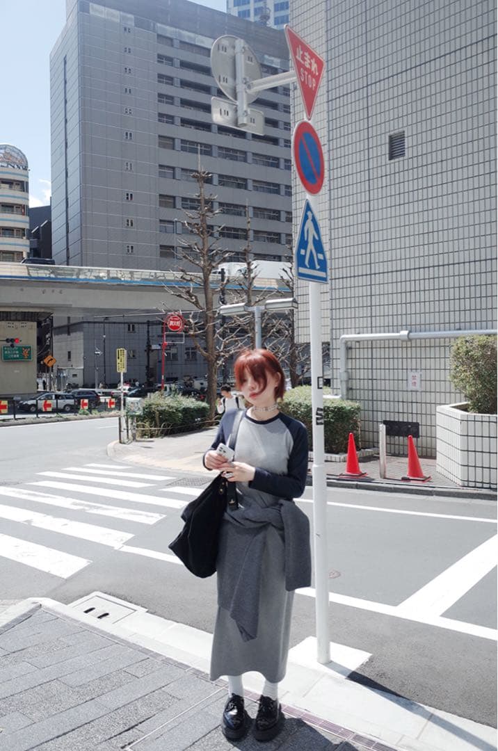 【未使用】Freckle ロングワンピース　ネイビー