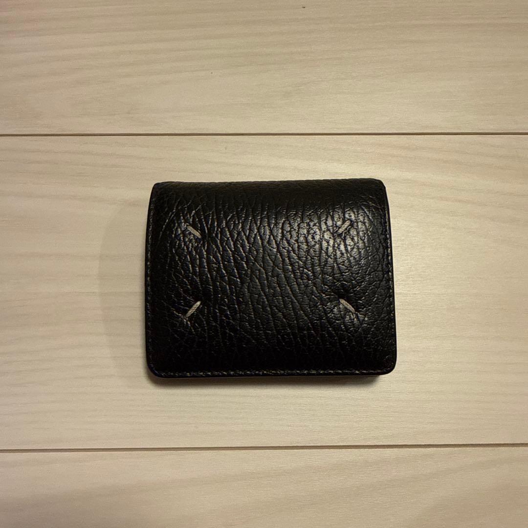 マルジェラ 二つ折り財布　ブラック