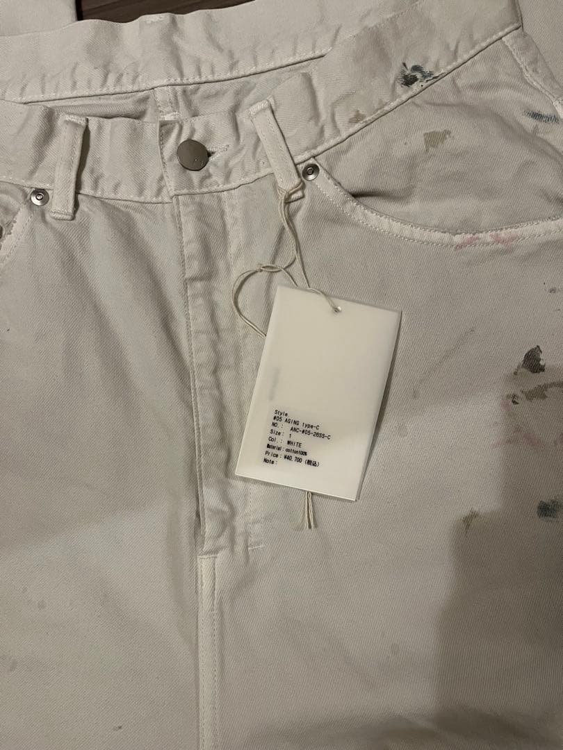 26ss ANCELLM AGING type-C WHITE アンセルム