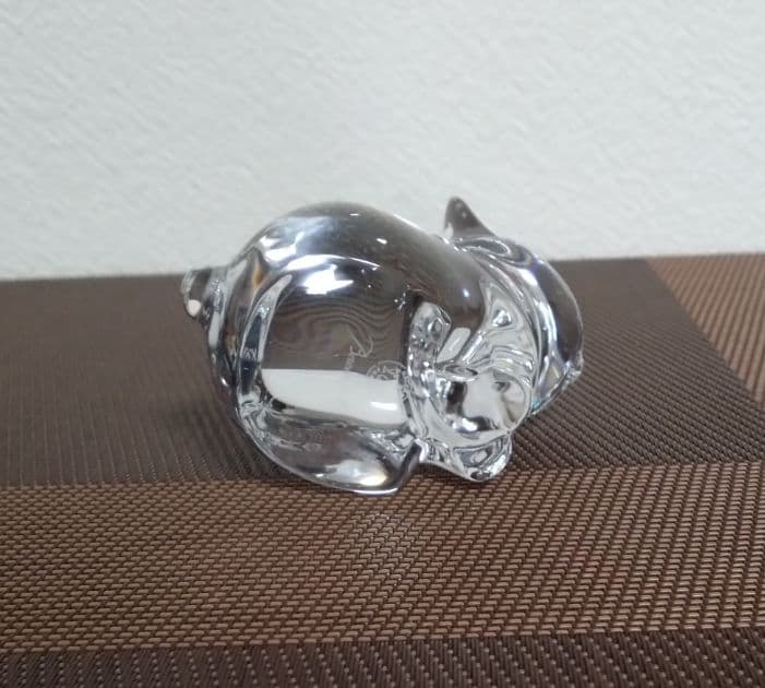 バカラ・干支ウサギ クリスタルオブジェ