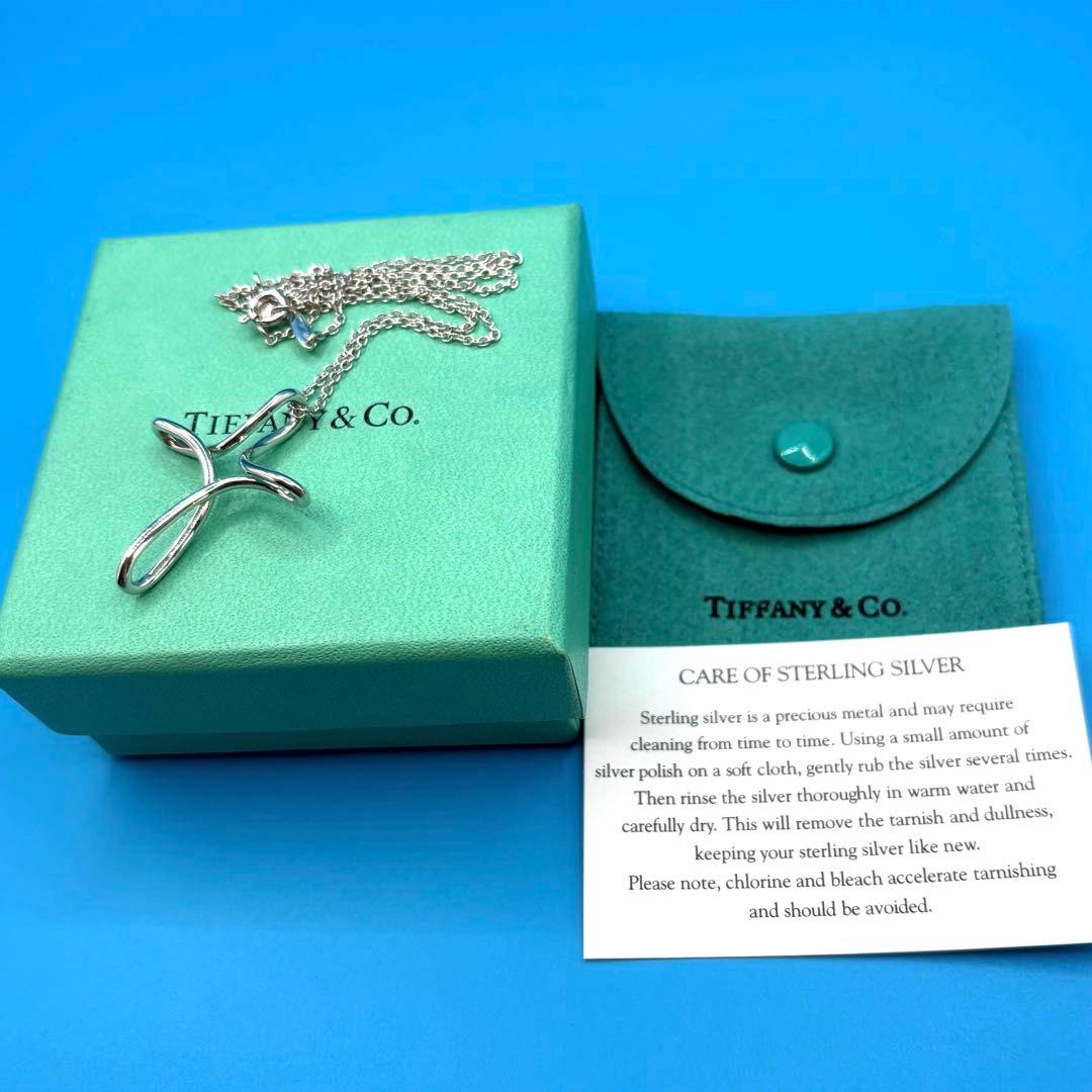 TIFFANY&Co.【極美品・廃盤】インフィニティクロスネックレスラージ付属品