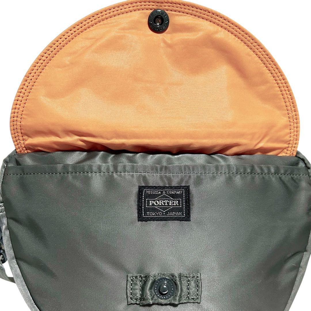 PORTER タンカー ハーフムーン ショルダーバッグ シルバーグレー 廃盤希少