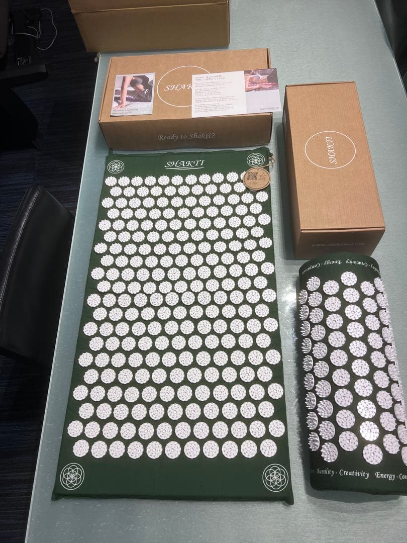 正規品 シャクティマット セット Shakti グリーン