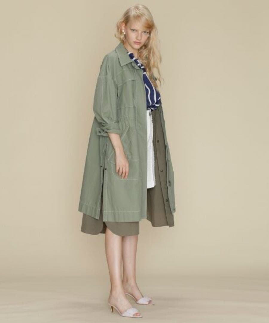 Coco⭐︎GRACE CONTINENTAL ドッキングミリタリーコート