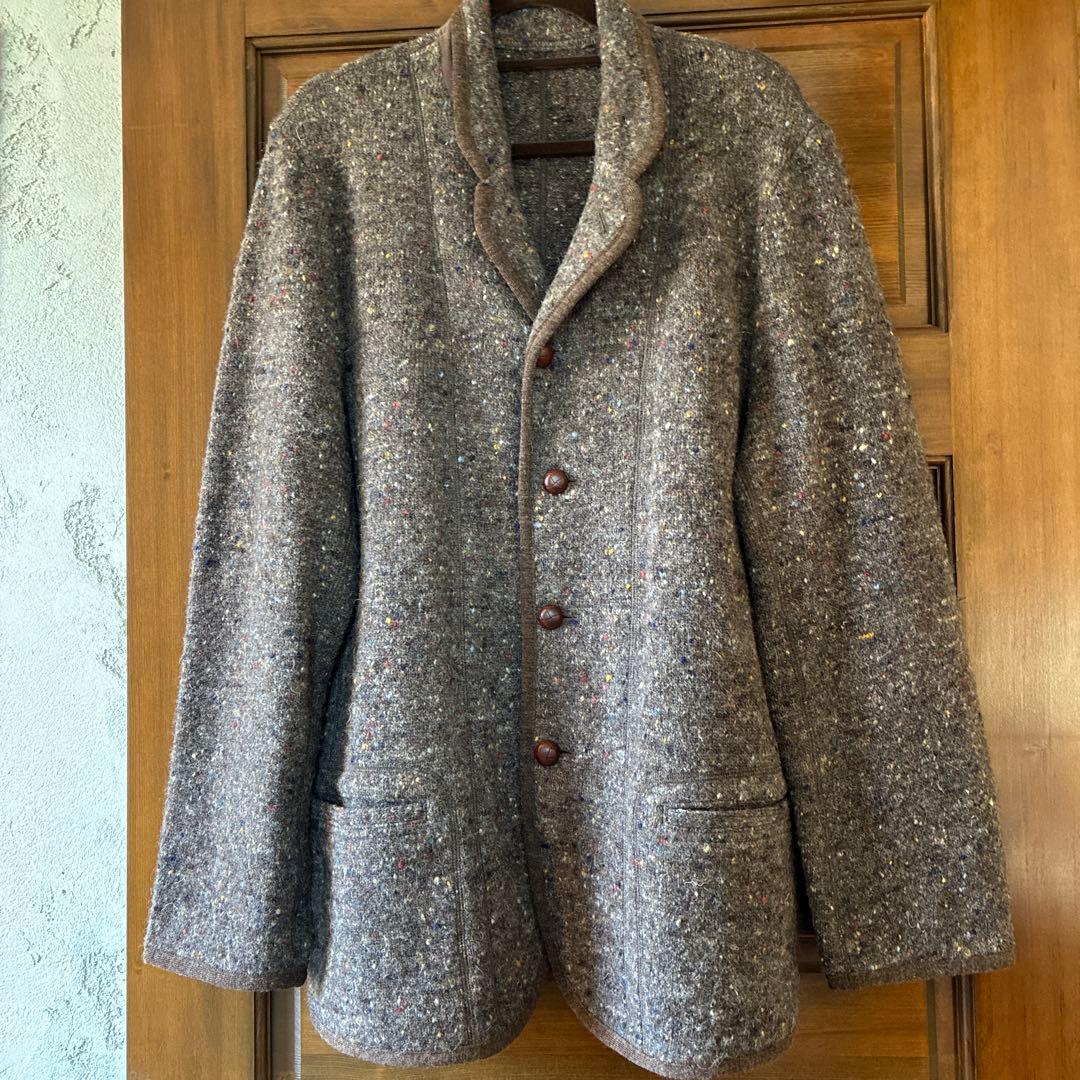 Papas ブラウン テーラードジャケット M