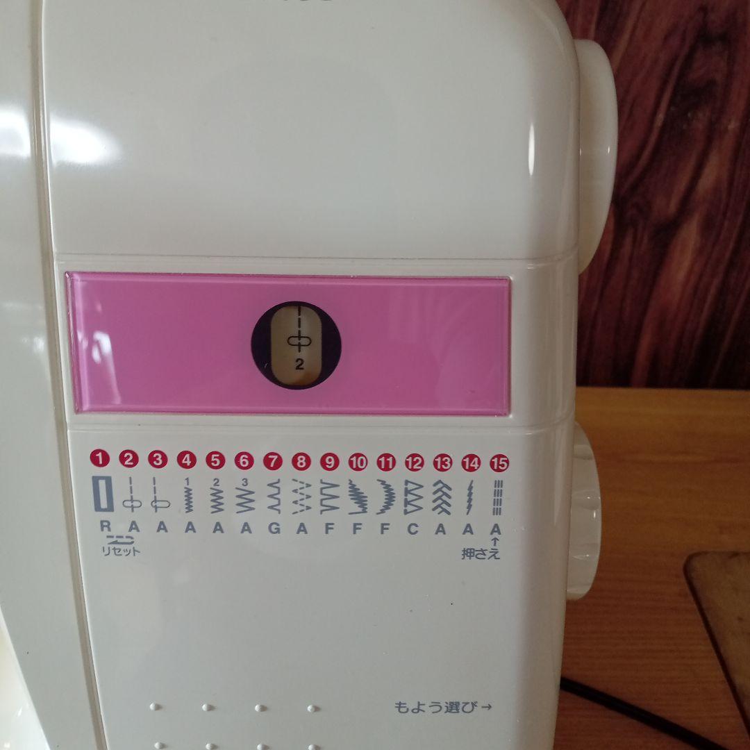 ジャノメ電子ミシン本体　分解メンテナンス済み　フットコントローラー付き