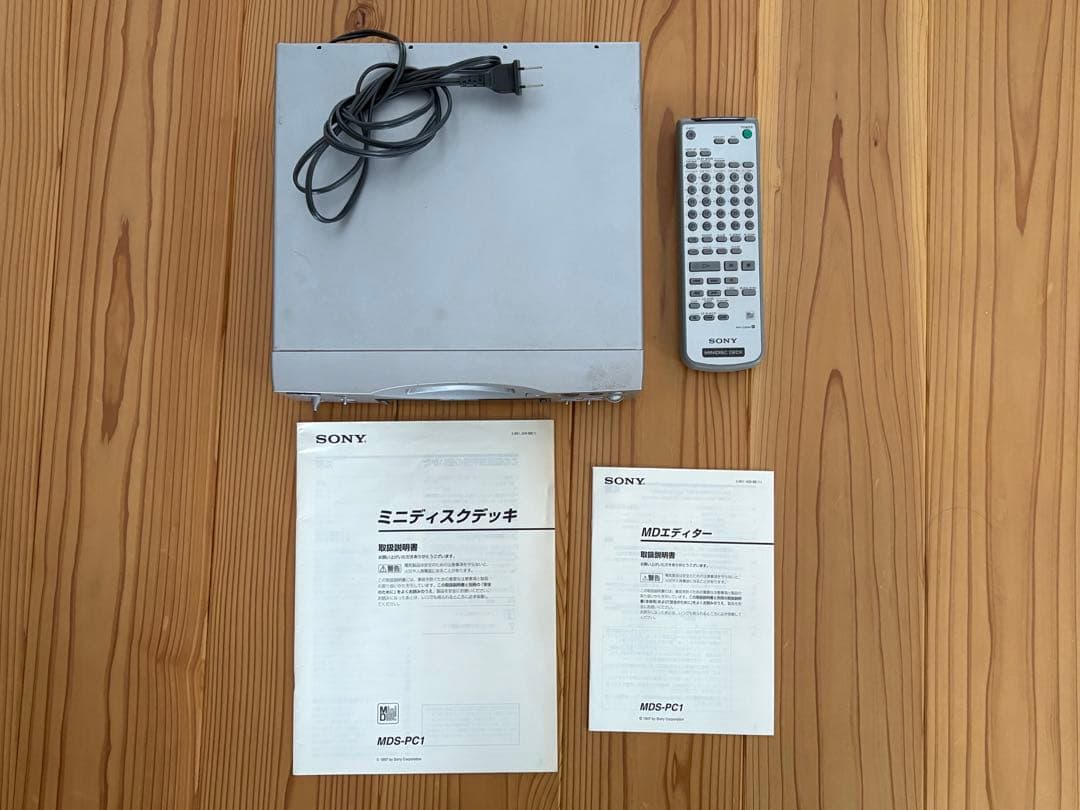 動作確認済　SONY MDデッキ レコーダー MDS-PC1 本体