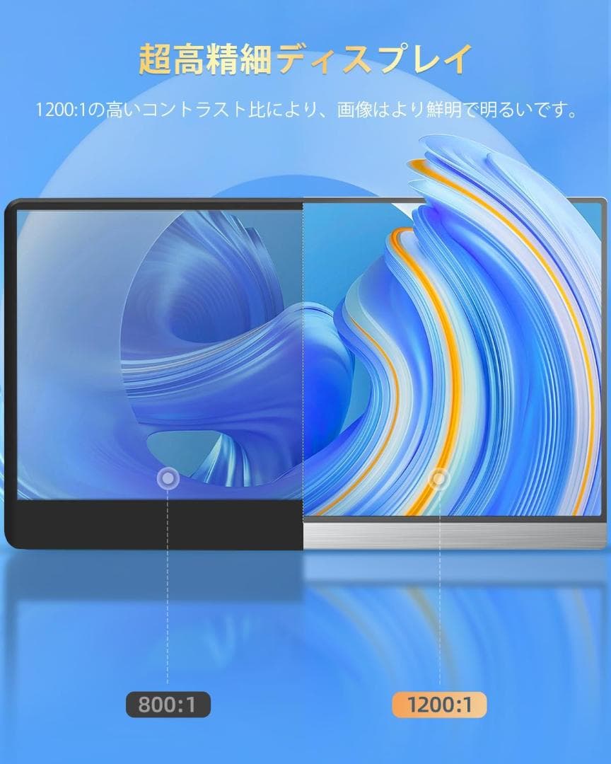 ✨最新版15.6インチモバイルモニター✨ EVICIV♡156J10 欠品あり✨