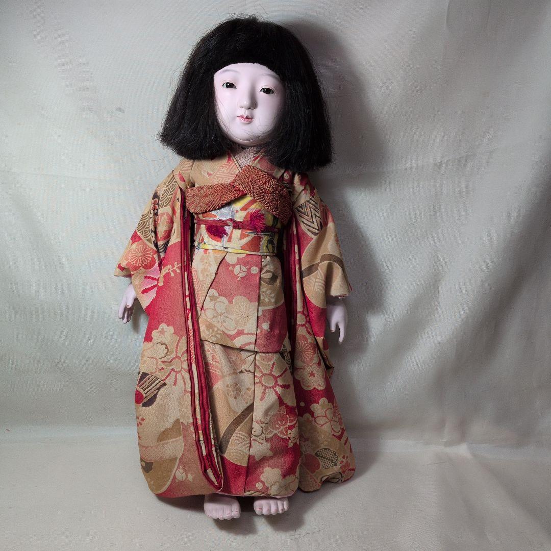 可愛いお顔　約51センチ　古い市松人形　いちまさん