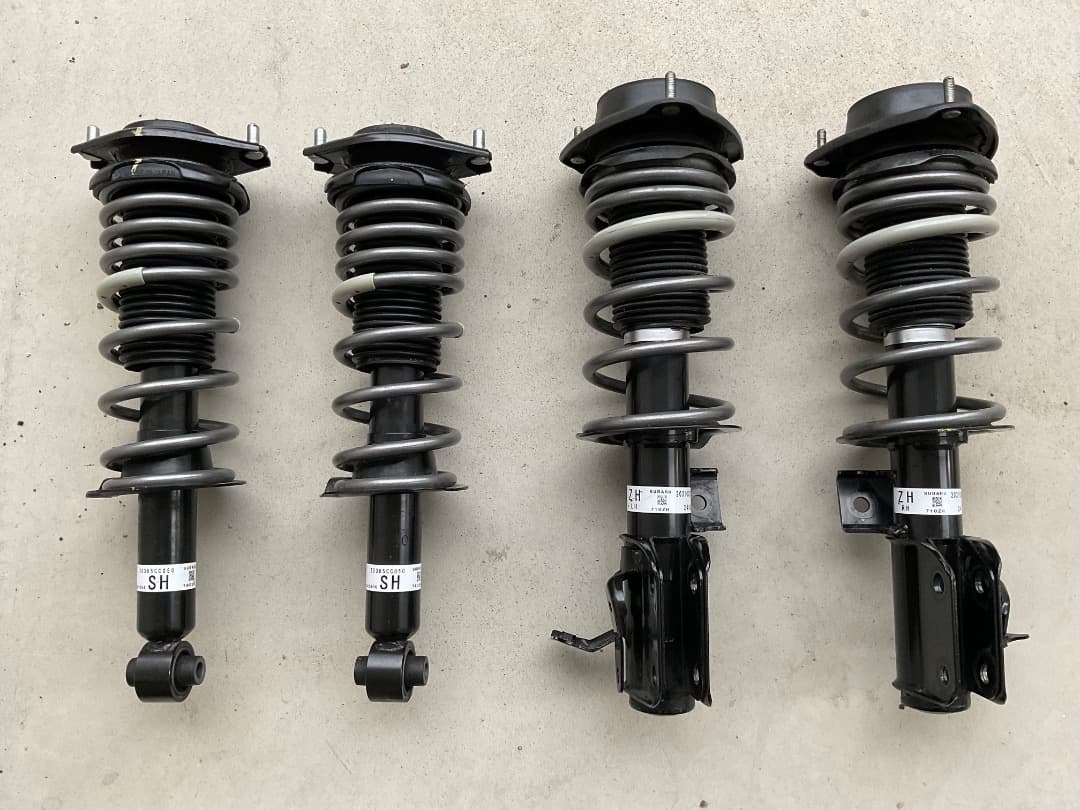 GR86 ZN8純正ダンパー＋タナベFUNTORIDEダウンサス4本セット