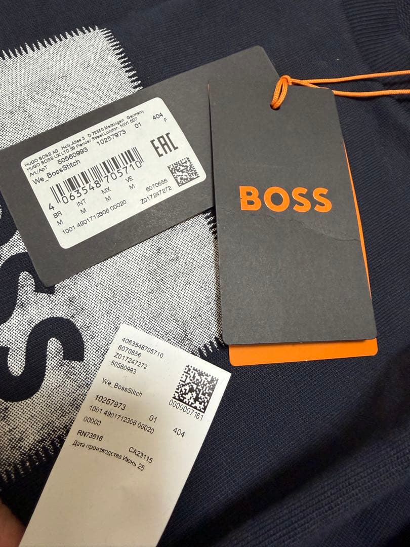 HUGO BOSS新品未使用メンズ　スウェット　トレーナーM