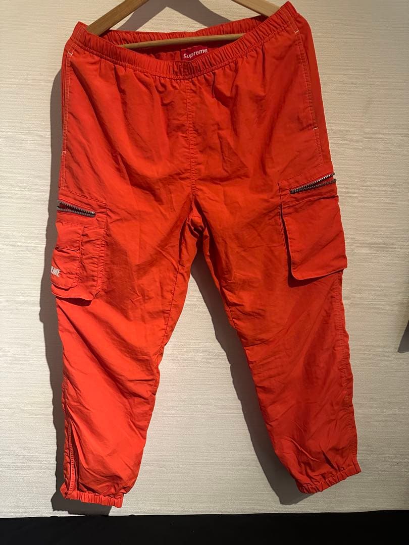 SUPREME オレンジ カーゴパンツ