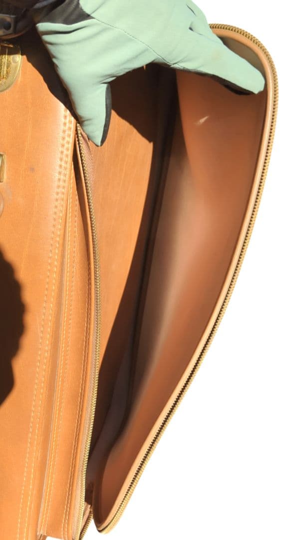 60S USA製 ヴィンテージ 五角形 TALON オールレザー スーツケース