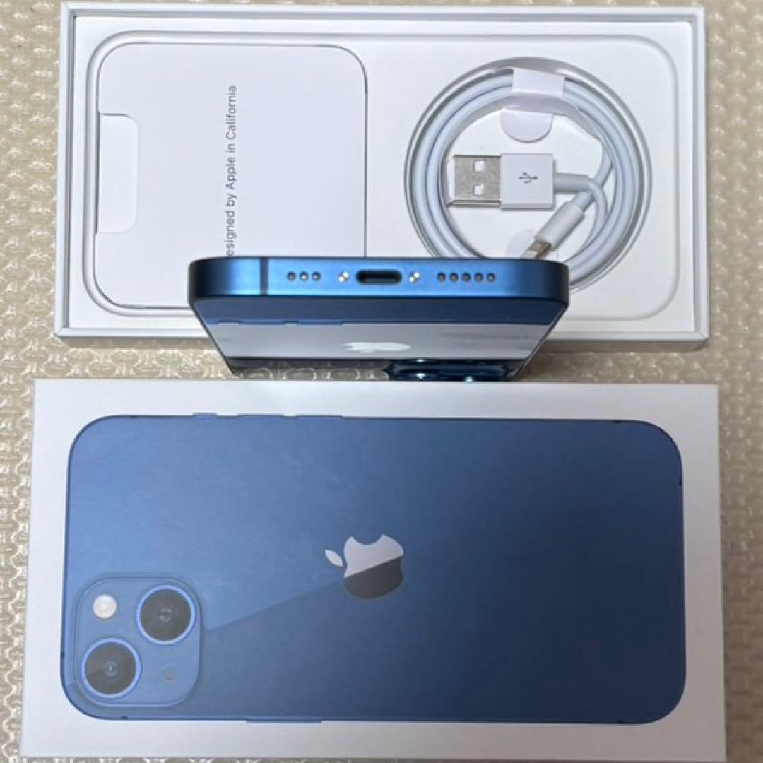 ほぼ新品バッテリー容量100% iPhone13 128GB SIMフリー 本体