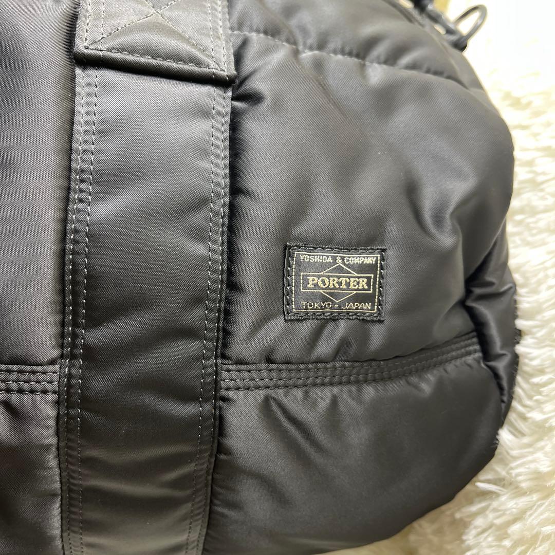 超美品✨廃盤 ポータータンカー ボストンバッグXL 2way 黒 PORTER