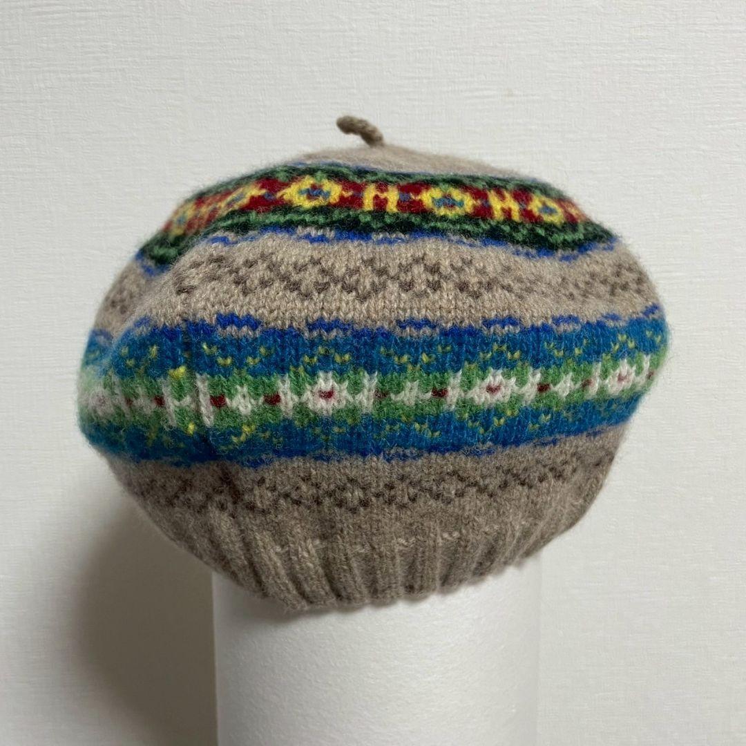 POLO RALPH LAUREN　ラルフローレン　ベレー帽　ネイティブ　ロゴ