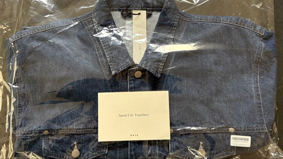 【新品・未使用】KAJA 12oz BLUE DENIM JACKET サイズ２