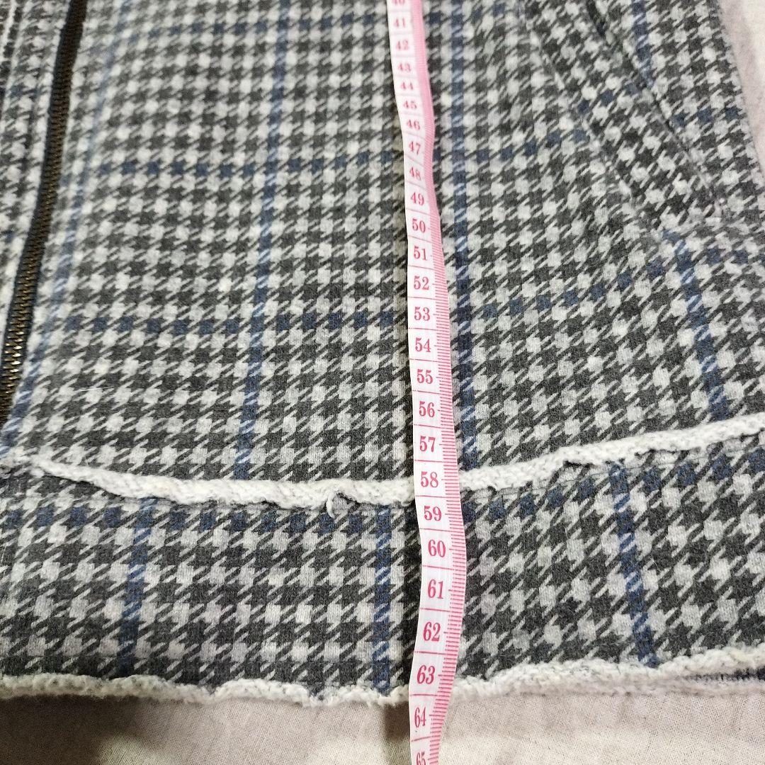 HYSTERIC 千鳥格子柄ライダースジャケット