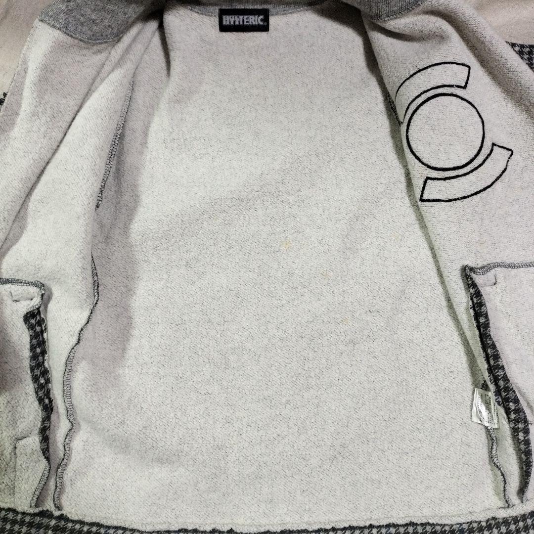 HYSTERIC 千鳥格子柄ライダースジャケット