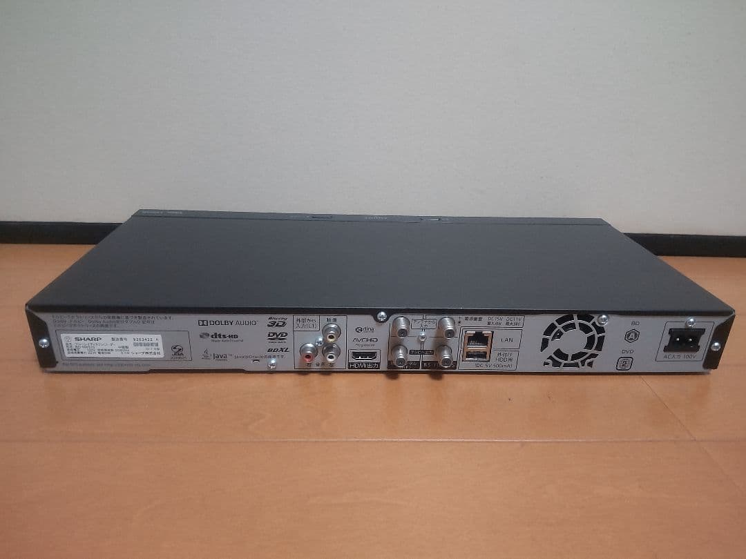 シャ―プ　AQUOS　BD―NW510 プチメンテ済み