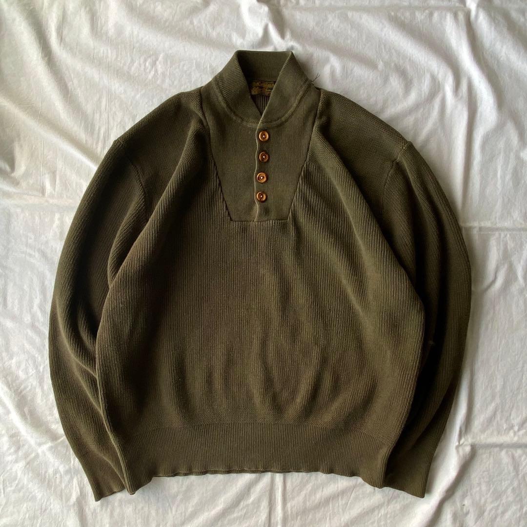 v*い様 80s Eddie Bauer 　コットンニット　セーター