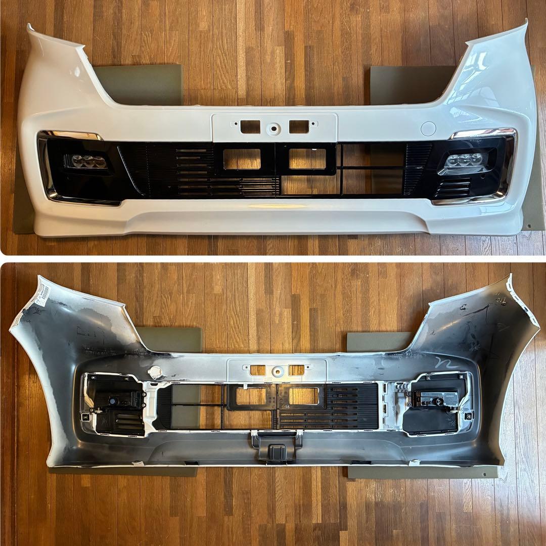 0717 ホンダ　N-BOX カスタム　フロントバンパー　グリルセット. JF3