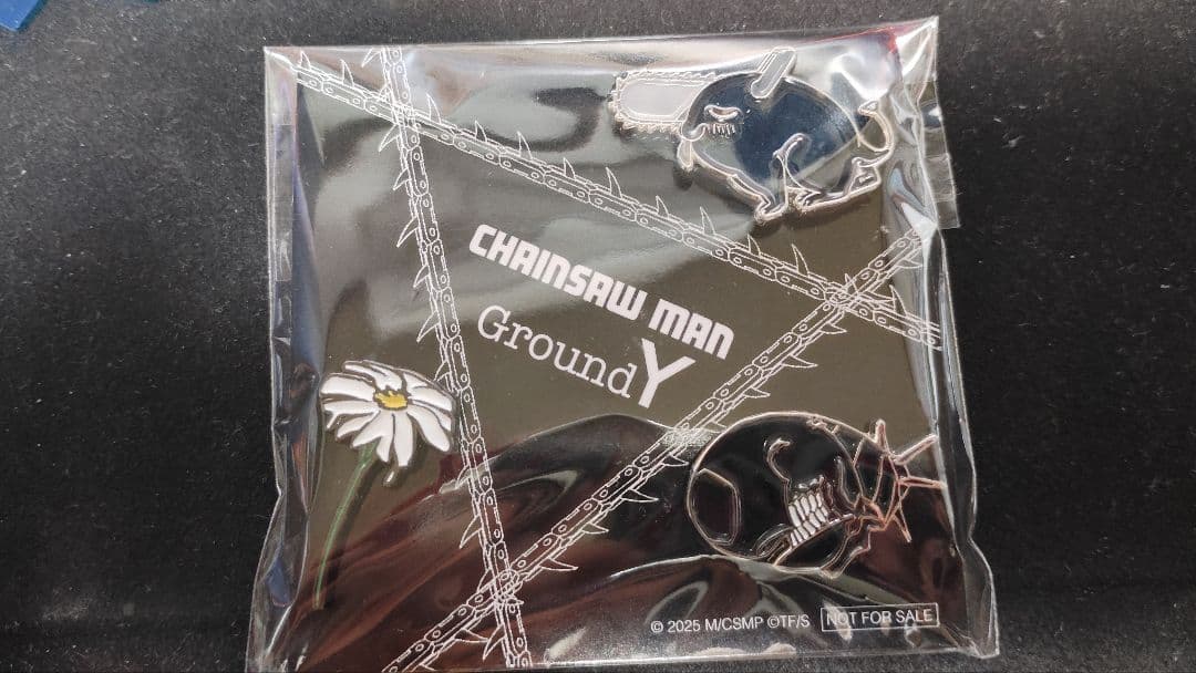 groundY チェンソーマン コラボ　ノベルティ　ピンバッジ 新品未開封