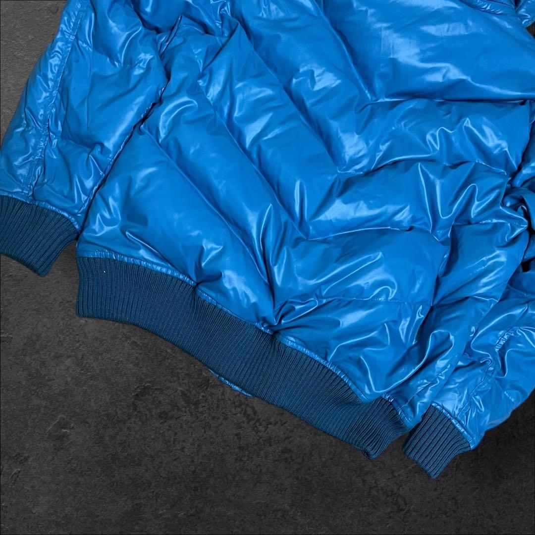 old UNIQLO ダウンジャケット　ファー　光沢　archive グランジ