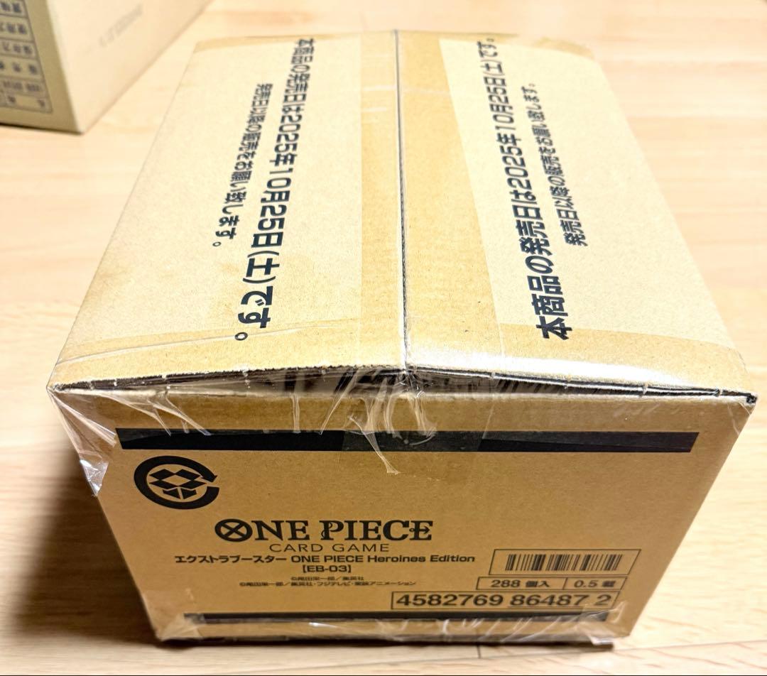 新品未使用 ワンピースカード　ヒロインズエディション EB-03 1カートン
