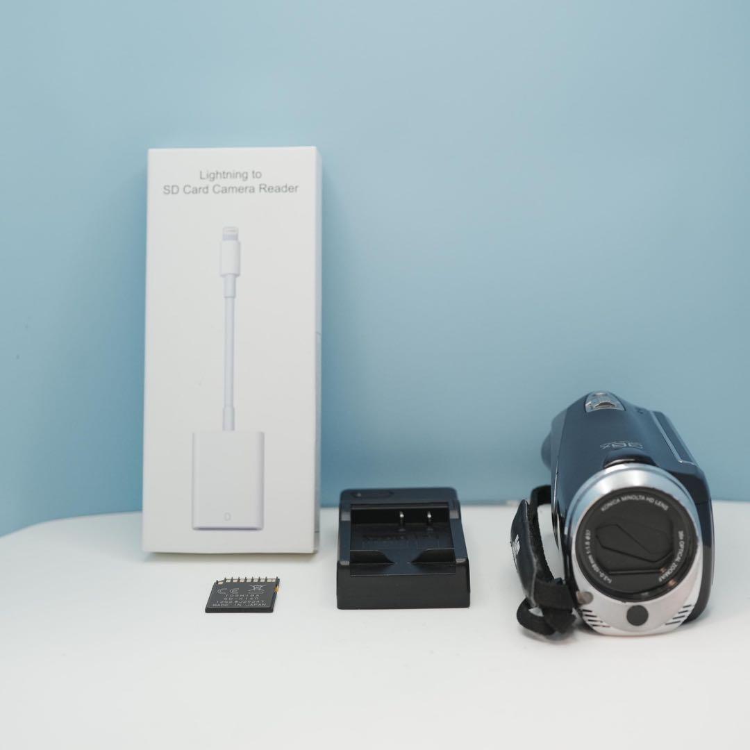 JVC Everio GZ-HM350-B ビデオカメラ a3730