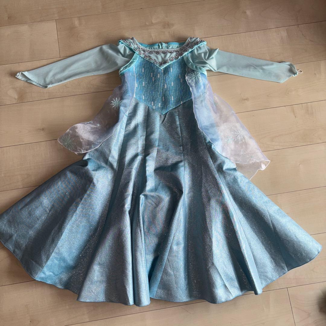 エルサ　ドレス　120cm ビビディバビディブティック