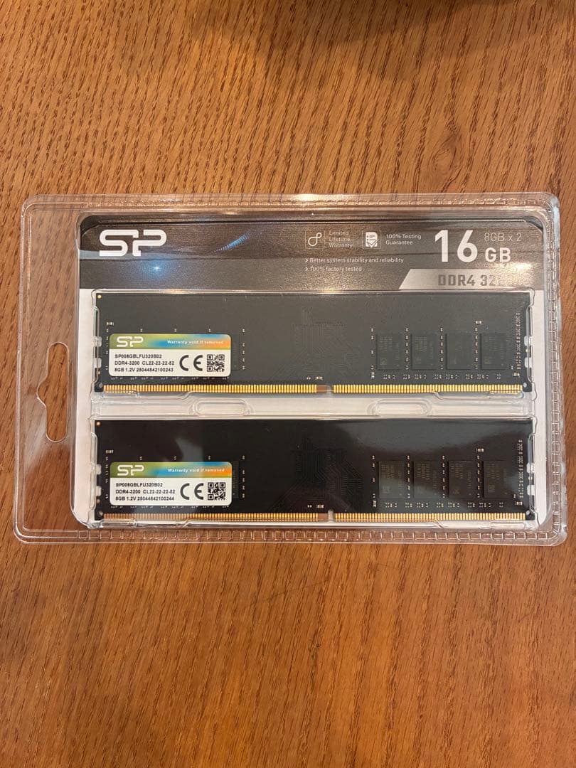 新品未開封　シリコンパワー メモリ DDR4-3200 16GB