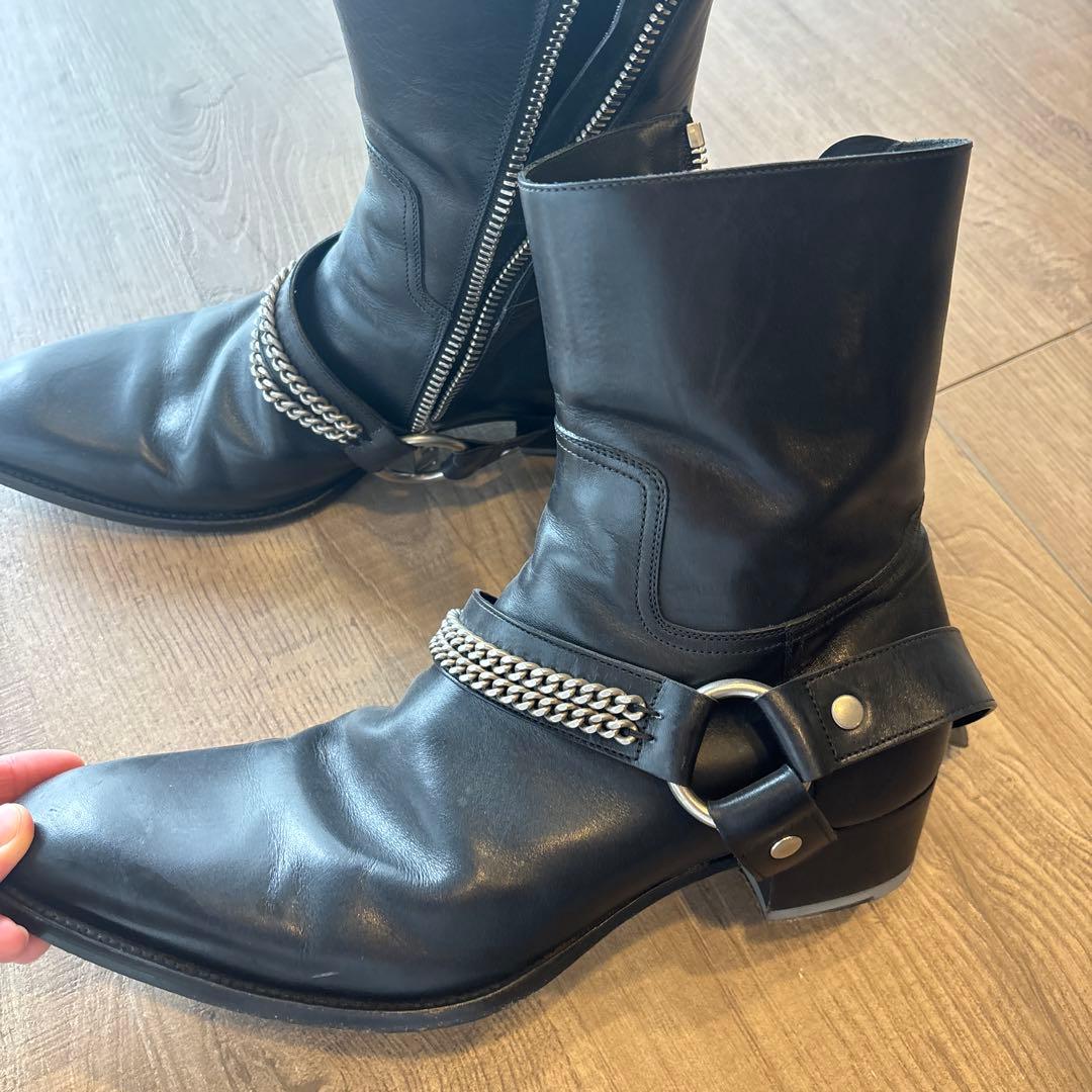 サンローランエディ初期リングブーツ