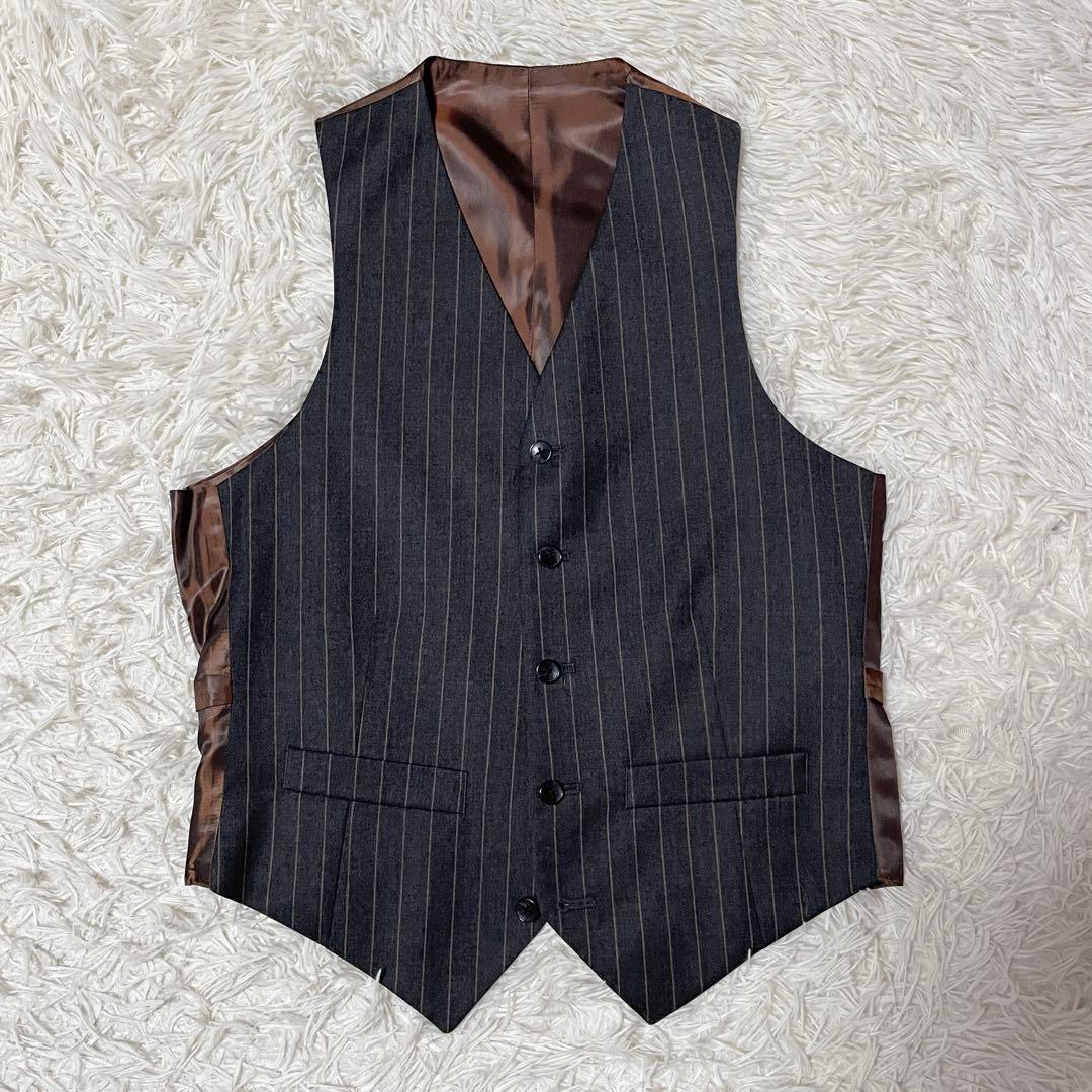 【なき】Ben Sherman 3ピース セットアップ スーツ グレー