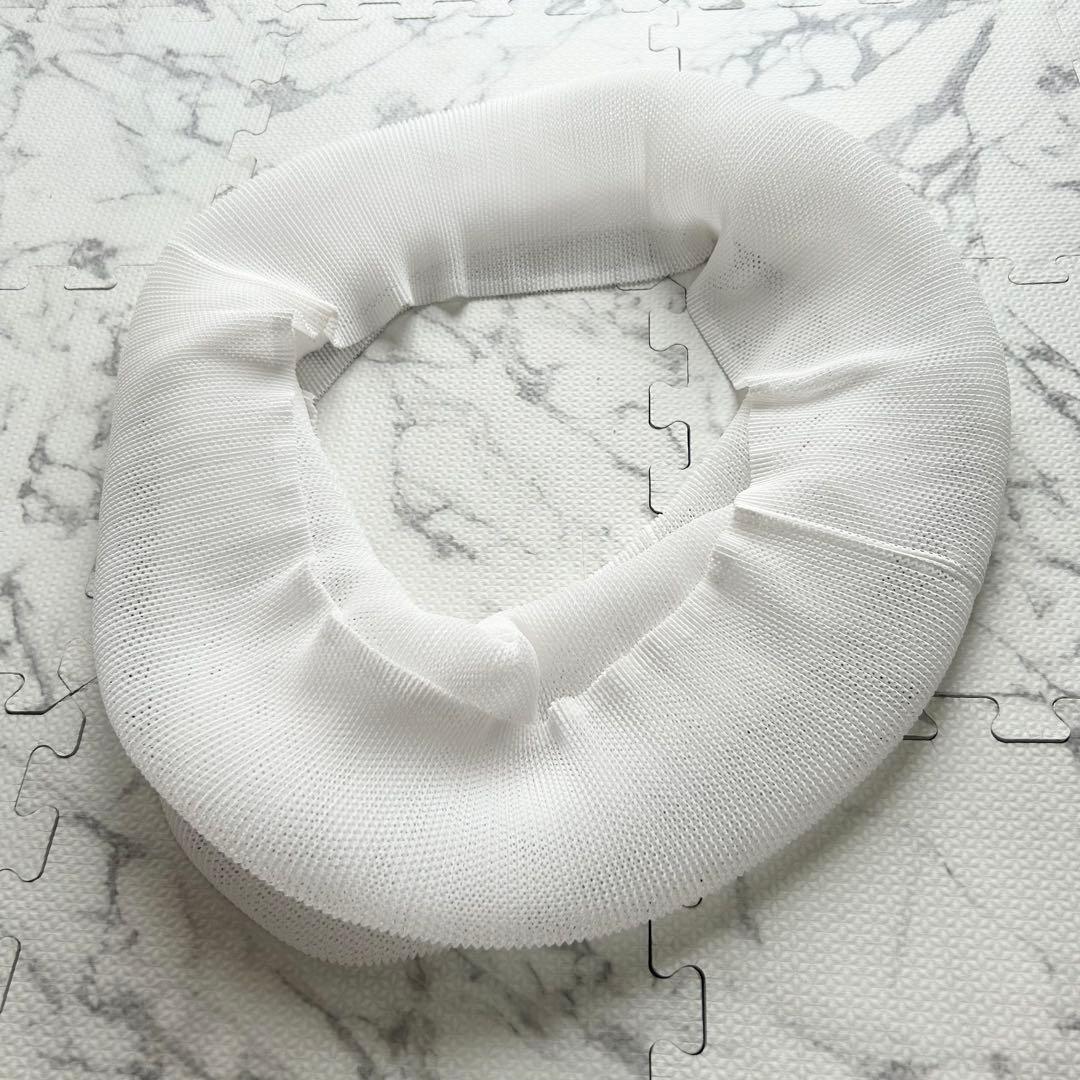 希少✨ プリーツプリーズ ストール スヌード ホワイト