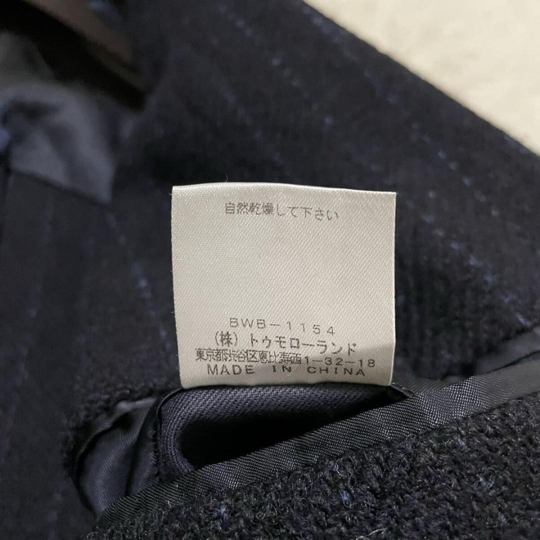 トゥモローランド ハリスツイードコラボ テーラードジャケット ネイビー ML相当