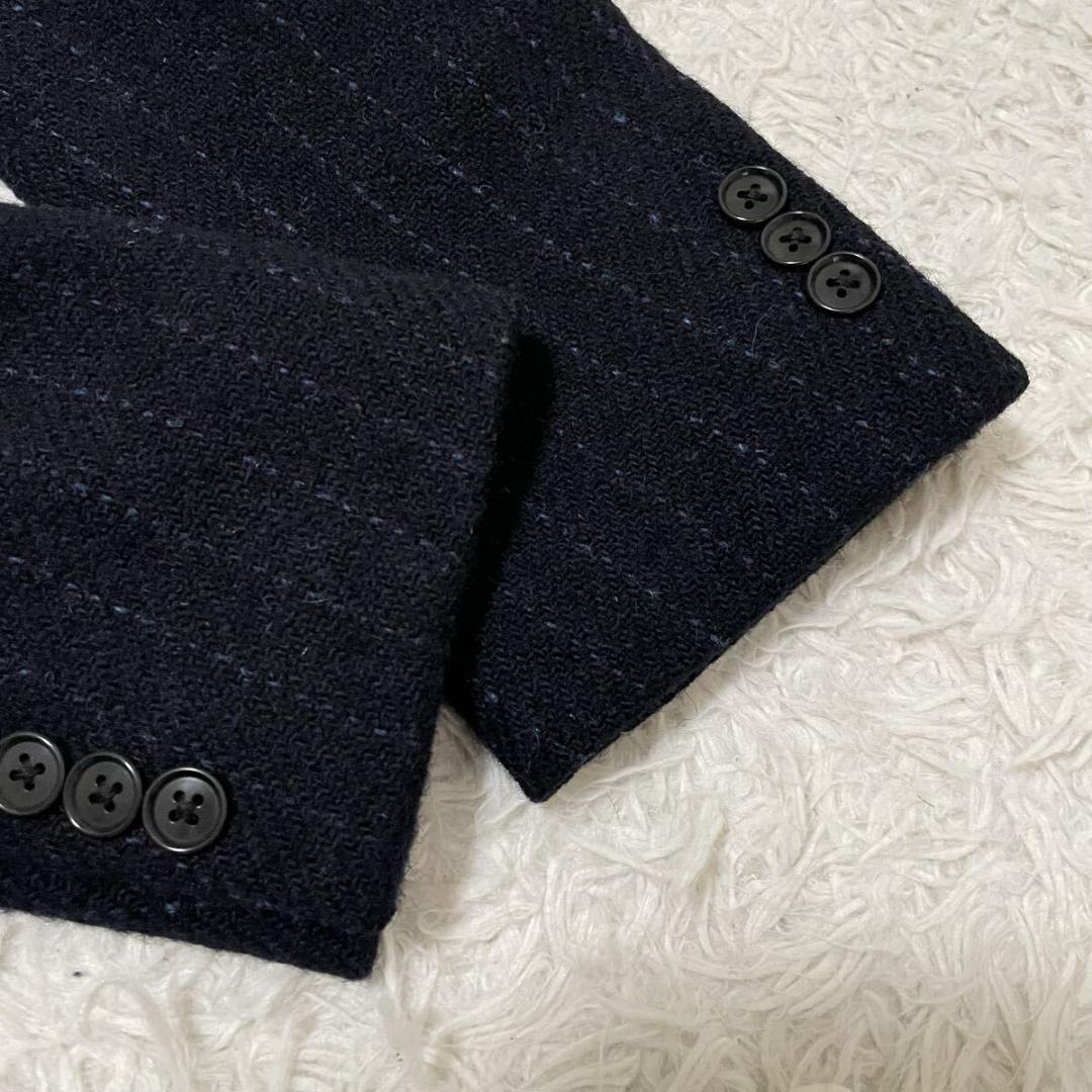 トゥモローランド ハリスツイードコラボ テーラードジャケット ネイビー ML相当