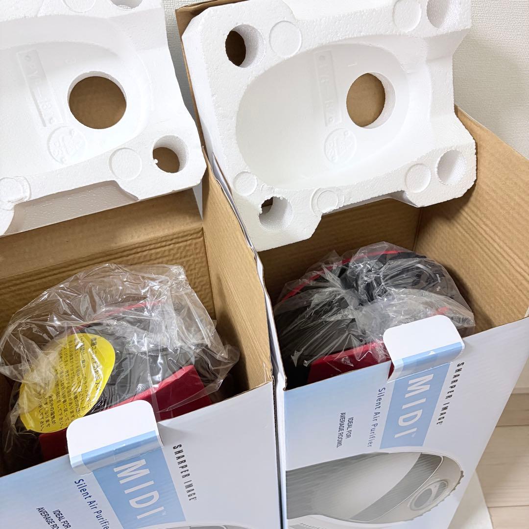 新品 2台セット IU853 赤 IonicBreeze MIDI 空気清浄機