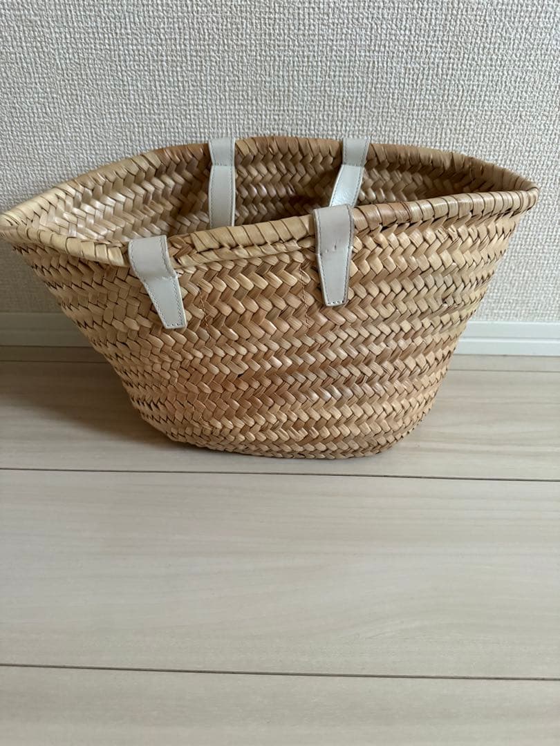 CELINE セリーヌ バスケット 2WAY かごバッグ ホワイト レディース